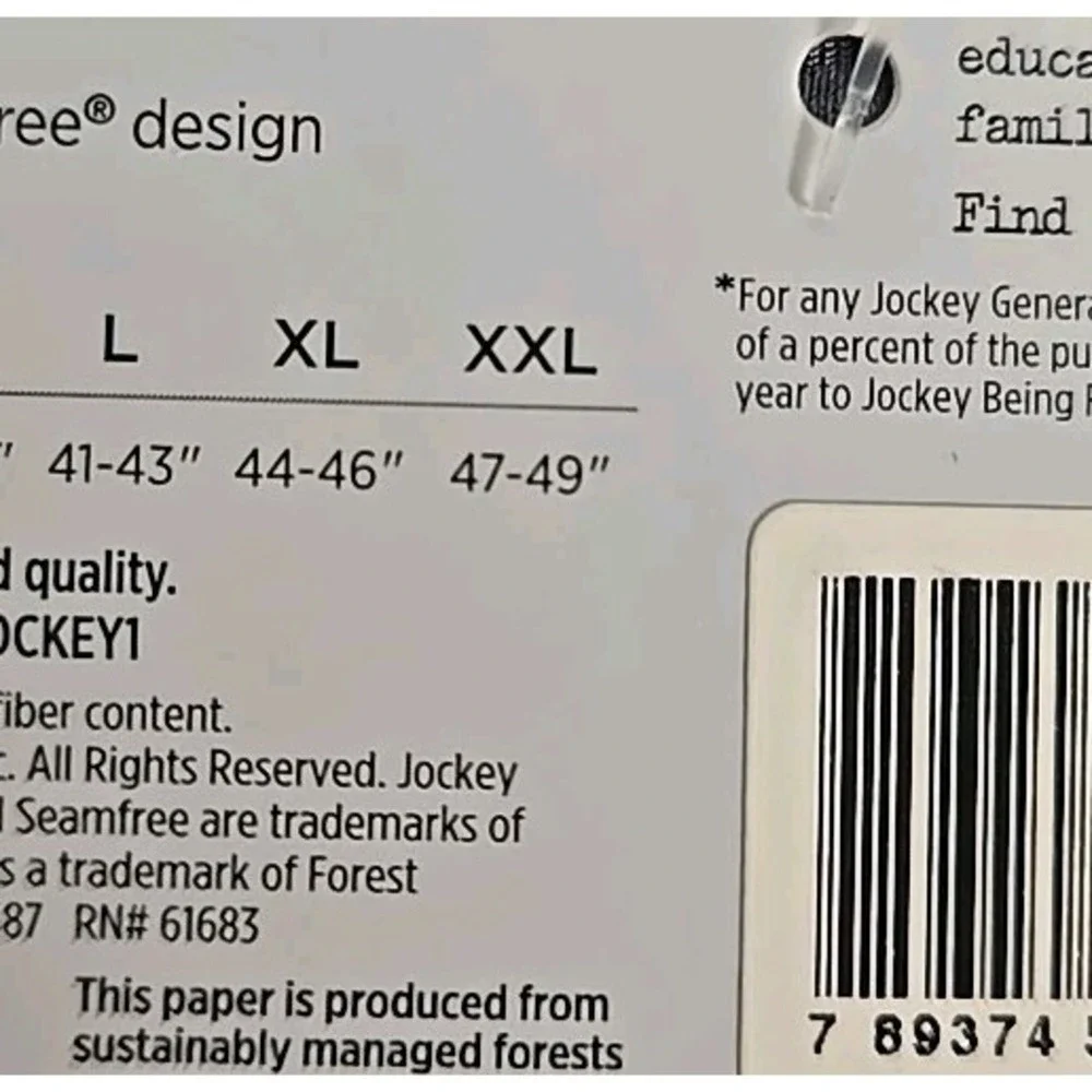 Jockey Hipster XXL Stretch Hips 47-49